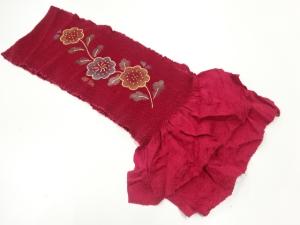 正絹　振袖用　絞り　帯揚げ